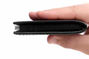 Slim-Wallet mit RFID-Blocker Kartenetui Mini Geldbörse Kreditkartenetui mit Geldklammer Kreditkarten Etuis für Damen und Herren